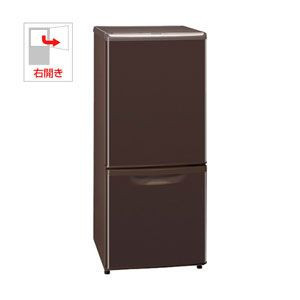 56-1-4) 2ドアパーソナル冷蔵庫　ブラウン　小型コンパクト　パナソニック　 NR-B144W-T.jpg